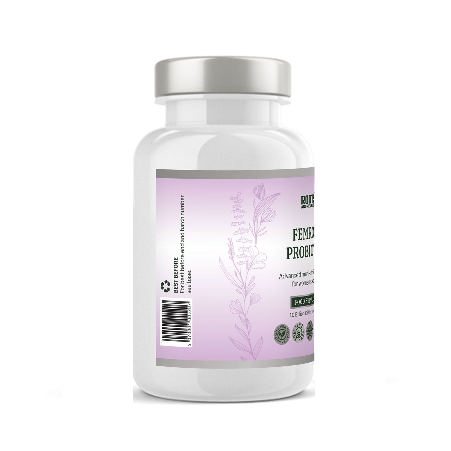 Roots & Remedies Femroot Probitoics for Women 30 Capsules