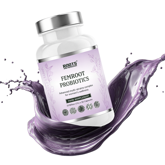 Roots & Remedies Femroot Probiotics 30 Capsules Triple Bundle