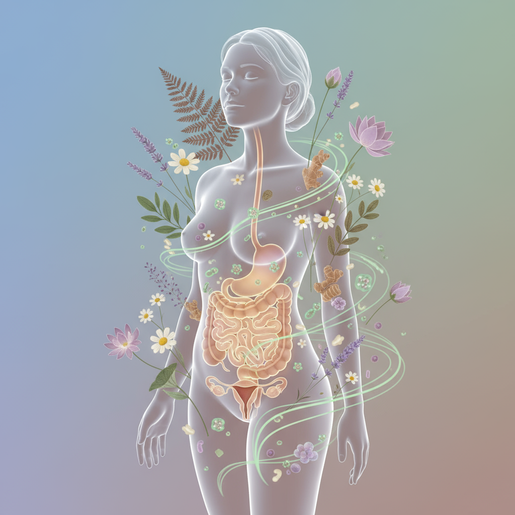 Women’s wellness supplements for gut balance, intimate flora, hormones, digestion and candida support.