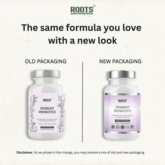 Roots & Remedies Femroot Probiotics 30 Capsules Triple Bundle
