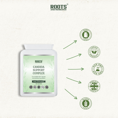 Roots & Remedies Candida Support Complex 60 Capsules