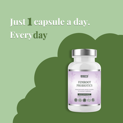 Roots & Remedies Femroot Probitoics for Women 30 Capsules