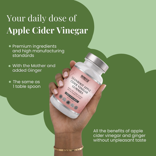 Roots & Remedies Leanroot Apple Cider Vinegar with The Mother 60 Gummies