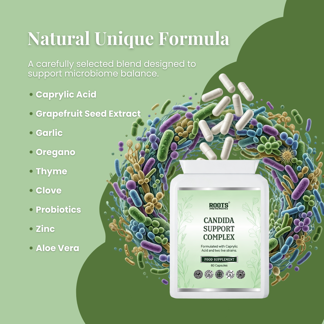 Roots & Remedies Candida Support Complex 60 Capsules