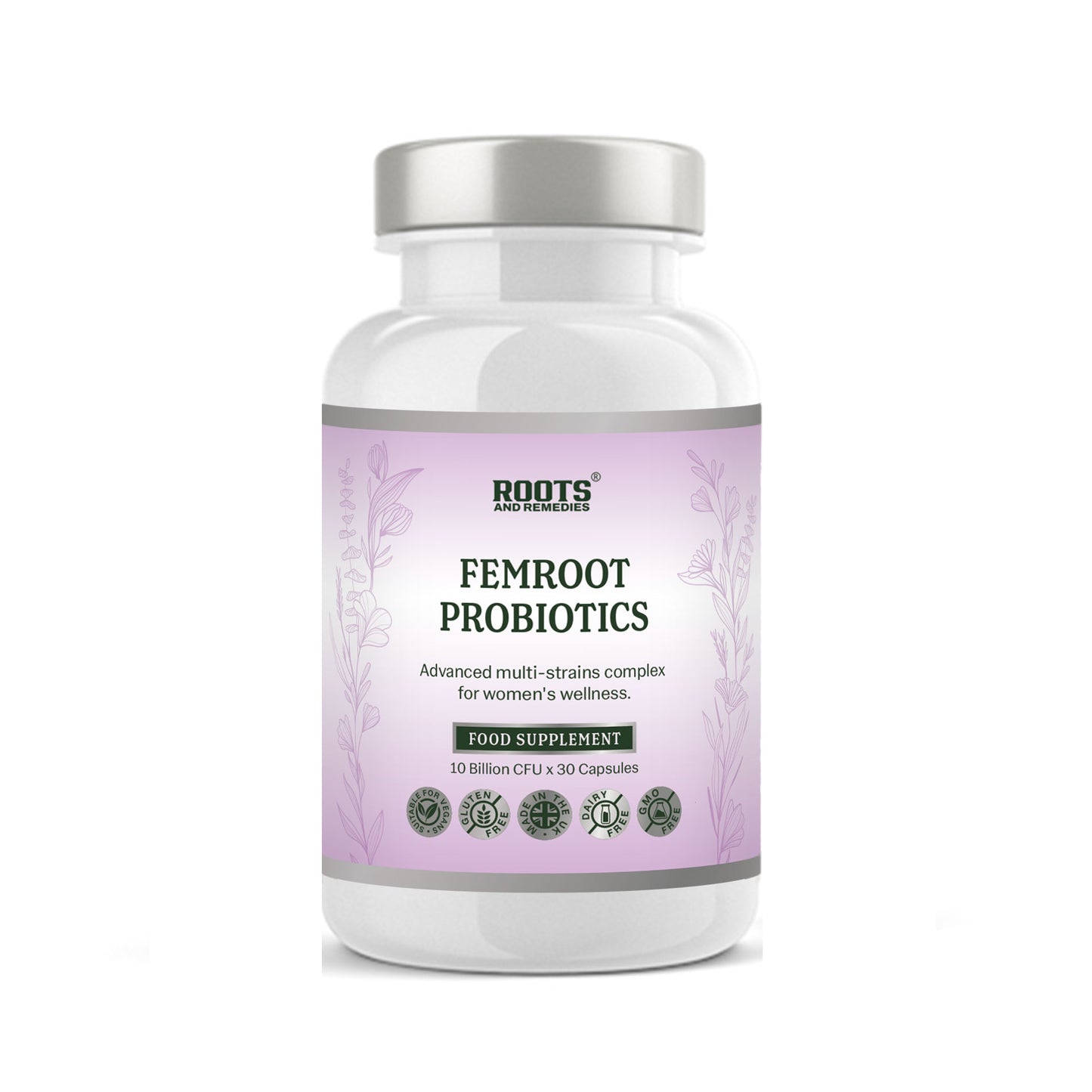 Roots & Remedies Femroot Probitoics for Women 30 Capsules