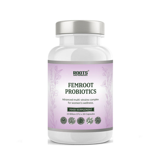 Roots & Remedies Femroot Probitoics for Women 30 Capsules