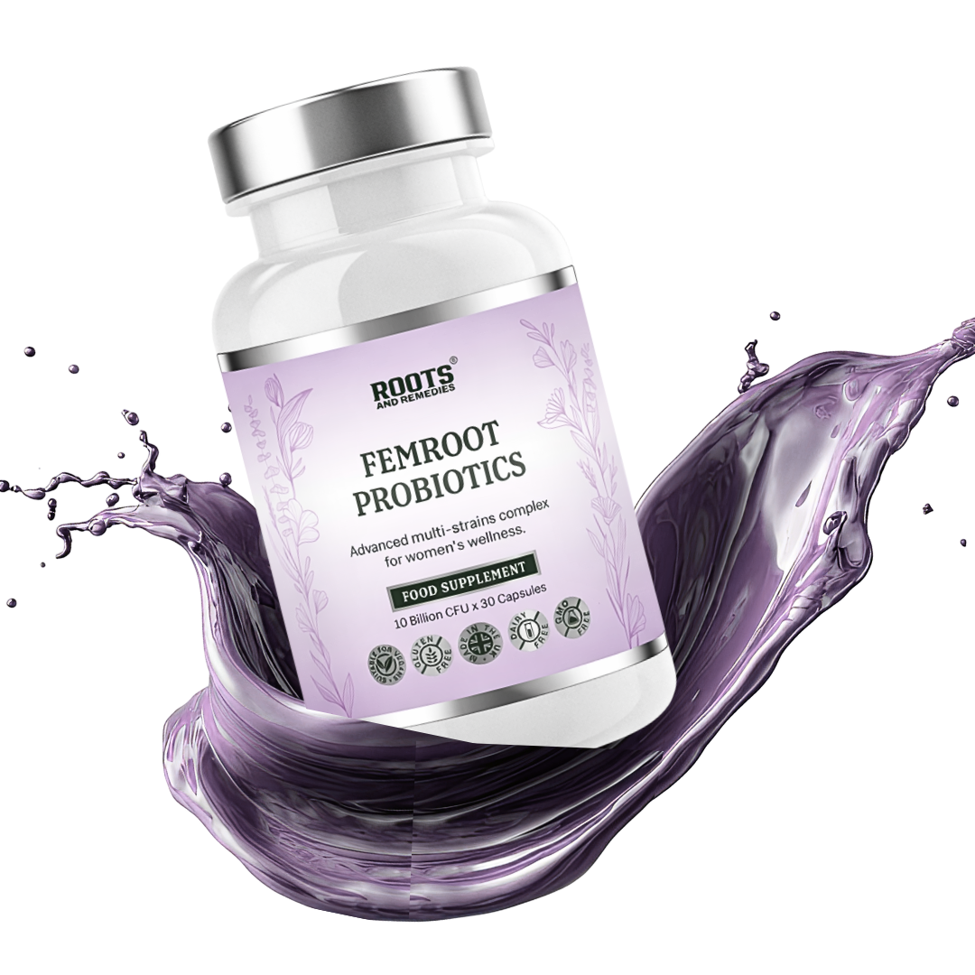 Roots & Remedies Femroot Probiotics 30 Capsules Triple Bundle